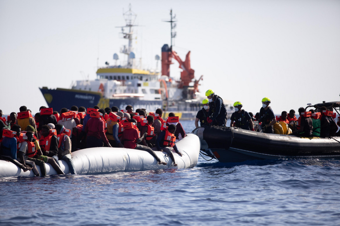 foto di Un soccorso della nave Humanity