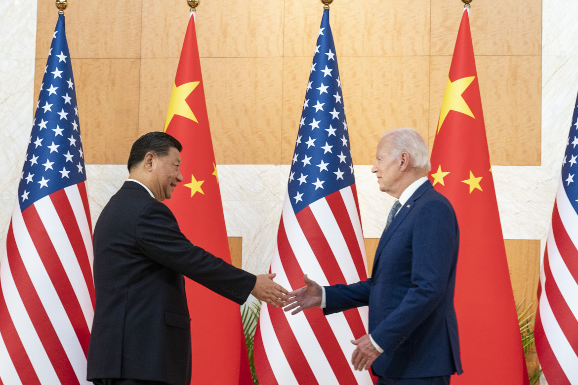 Xi Jinping e Joe Biden al G20 di Bali nel 2022 foto Ap