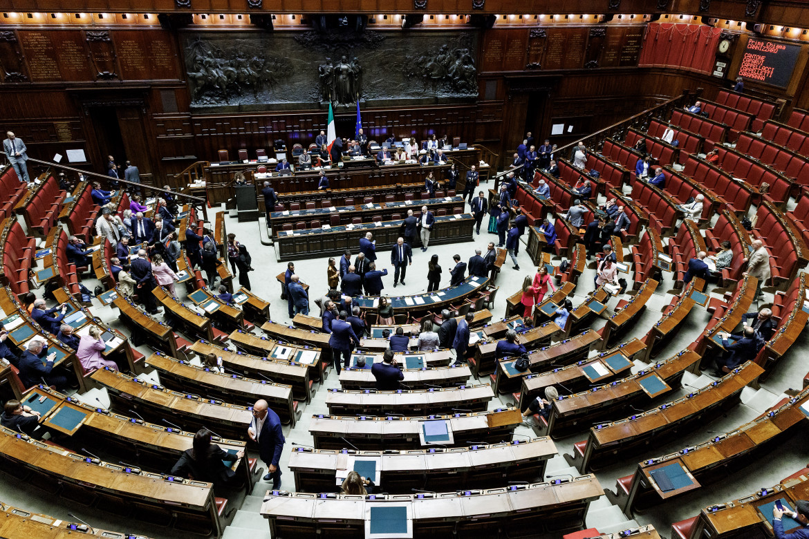 L’aula della Camera foto LaPresse