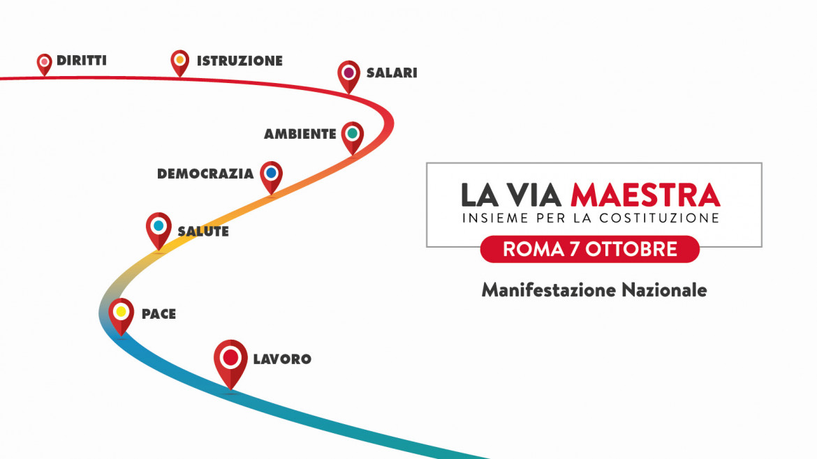 «La via maestra», manifestazione sabato a Roma