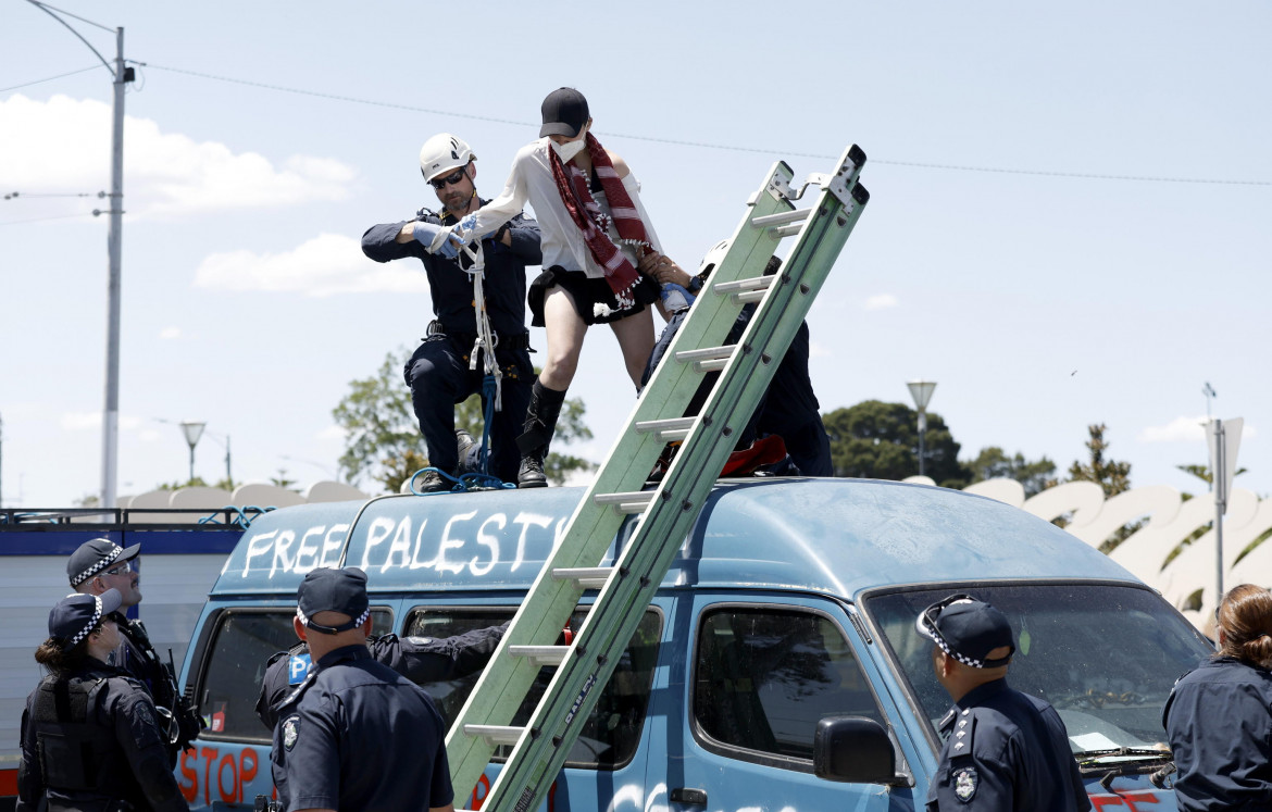 Manifestanti pro-Palestina a Melbourne EPA