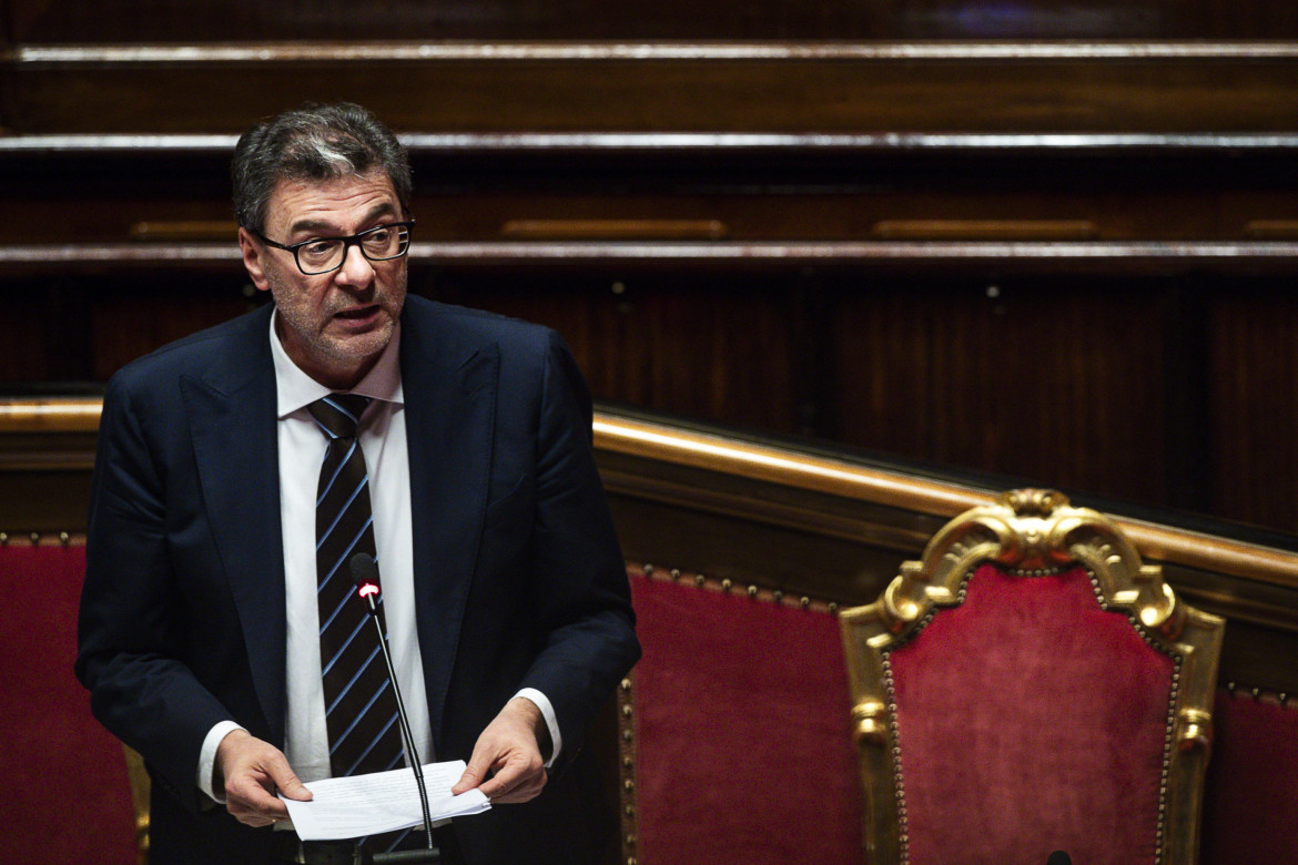 Il ministro dell’economia Giancarlo Giorgetti