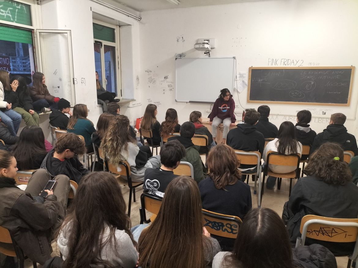 Il Liceo Manara occupato a Roma