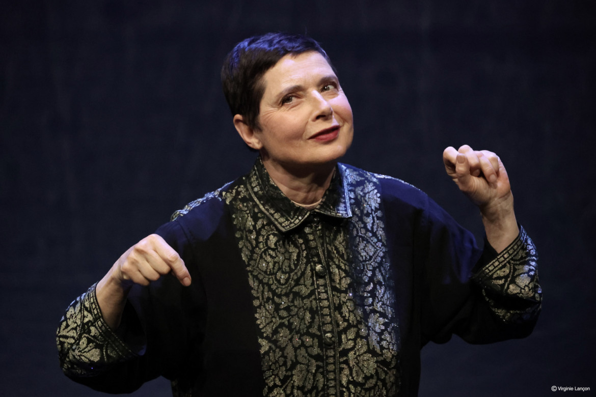 Isabella Rossellini in «Darwin’s Smile» foto di Virginie Lançon