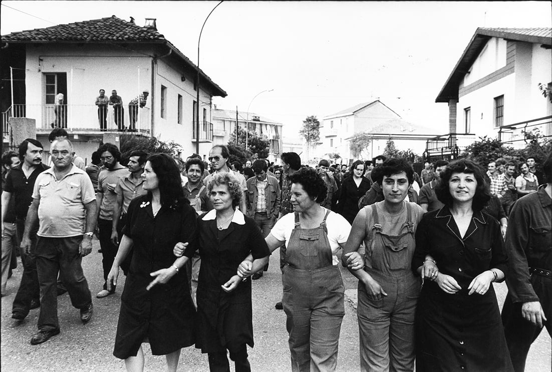 torino operaie anni 70 foto di Tano D'Amico