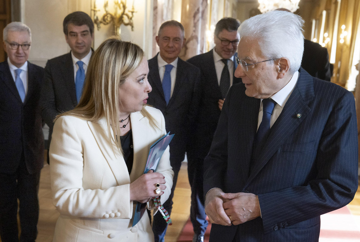 Meloni e Mattarella