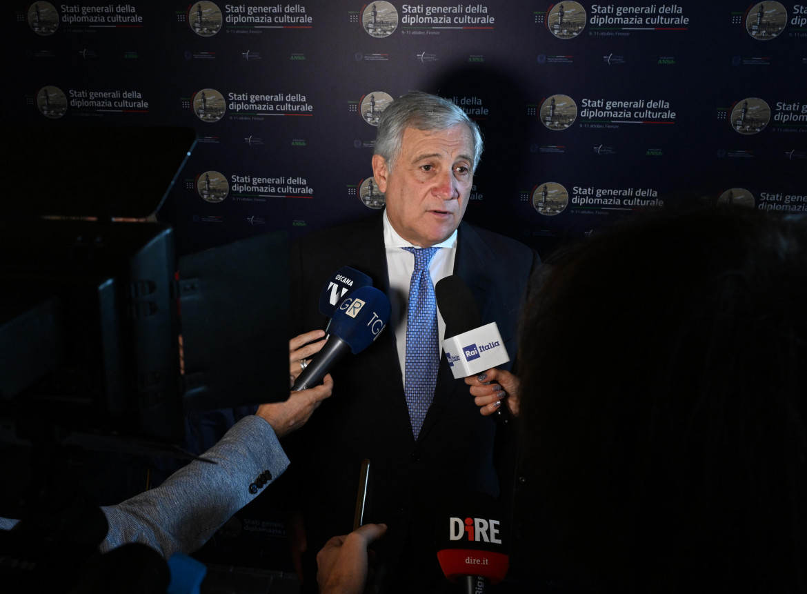 Il ministro degli esteri Antonio Tajani