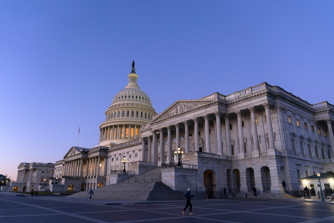 Il Campidoglio, sede del Congresso degli Usa, foto Ap