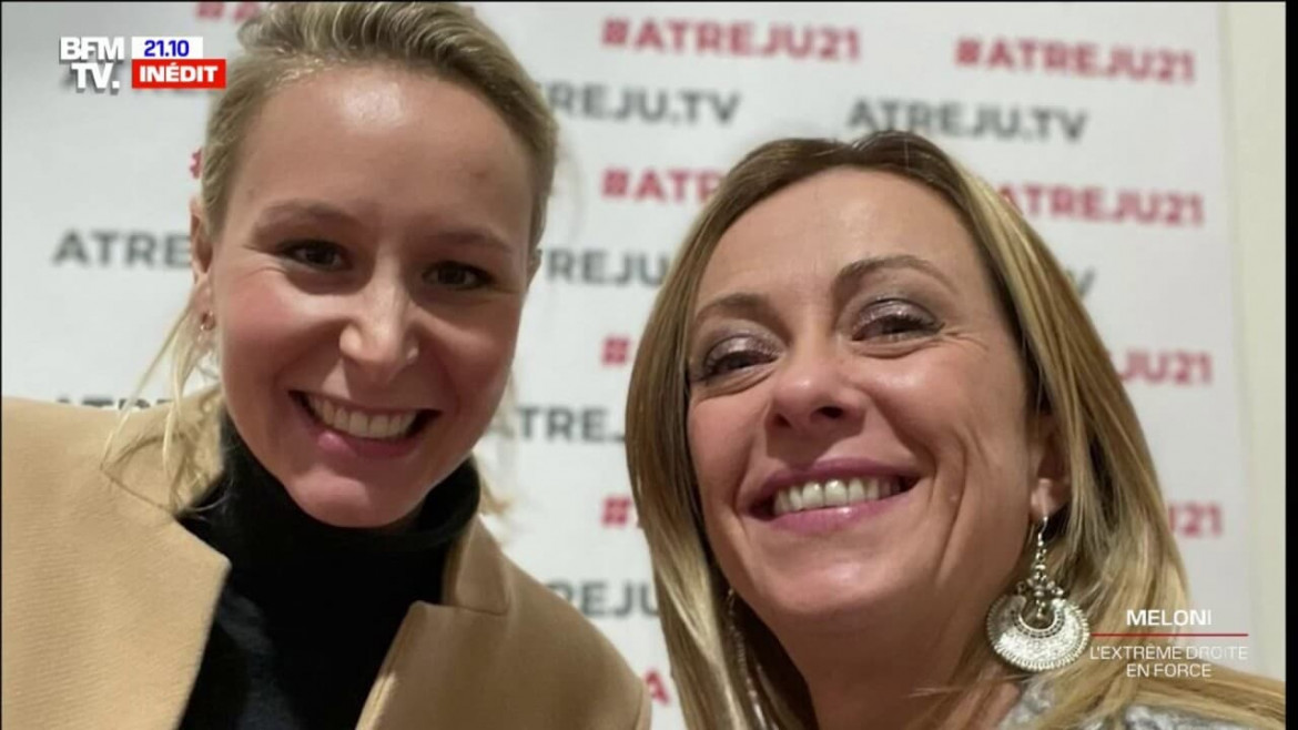 Marion Maréchal Le Pen e Giorgia Meloni