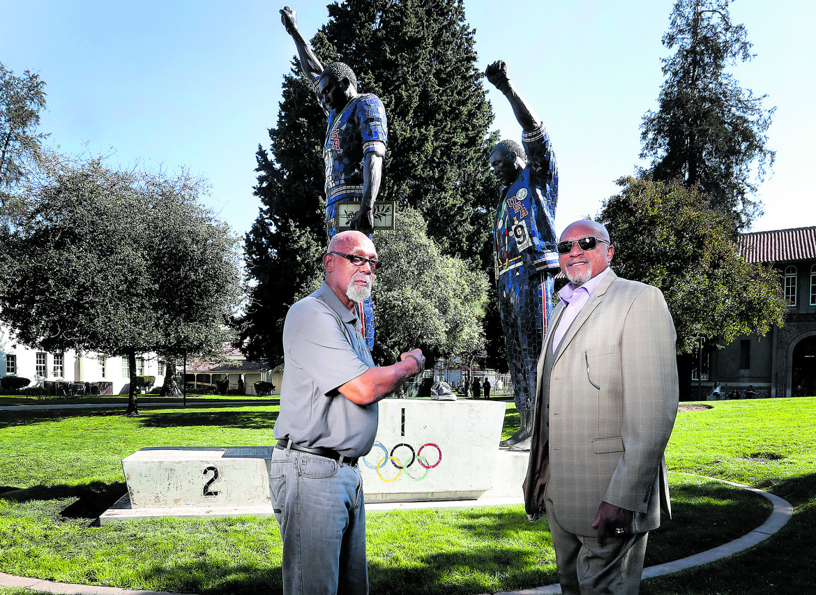 Tommie Smith e John Carlos nella Hall of Fame Usa