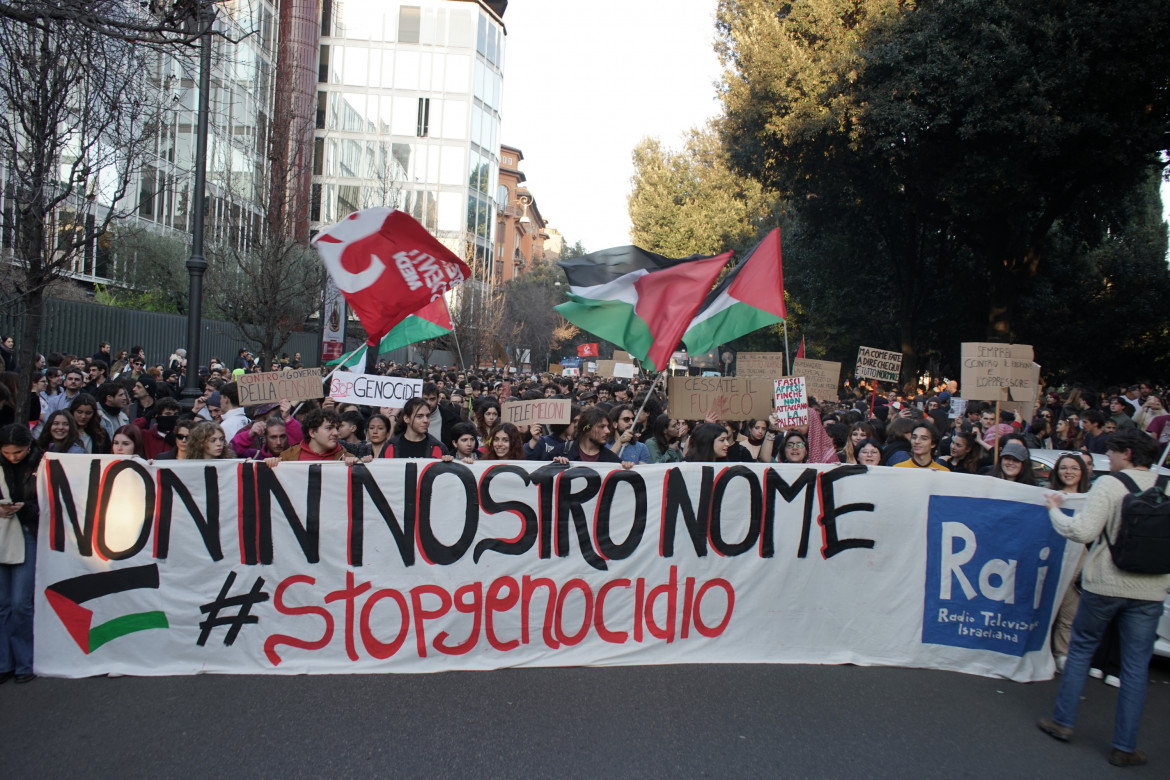 Il corteo di ieri a Roma foto di Emanuele Roberto De Carli