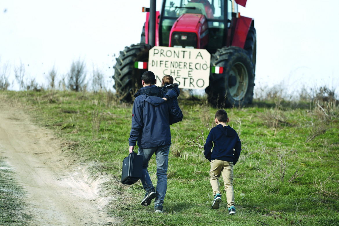 La protesta dei trattori