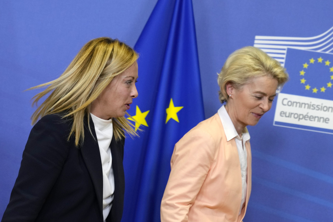 Giorgia Meloni e Ursula von der Leyen