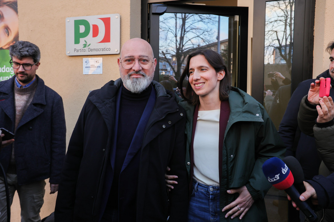 Stefano Bonaccini e Elly Schlein