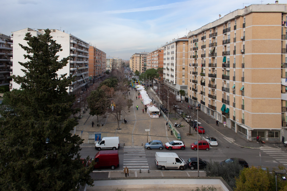 Veduta sul quartiere di Magliana