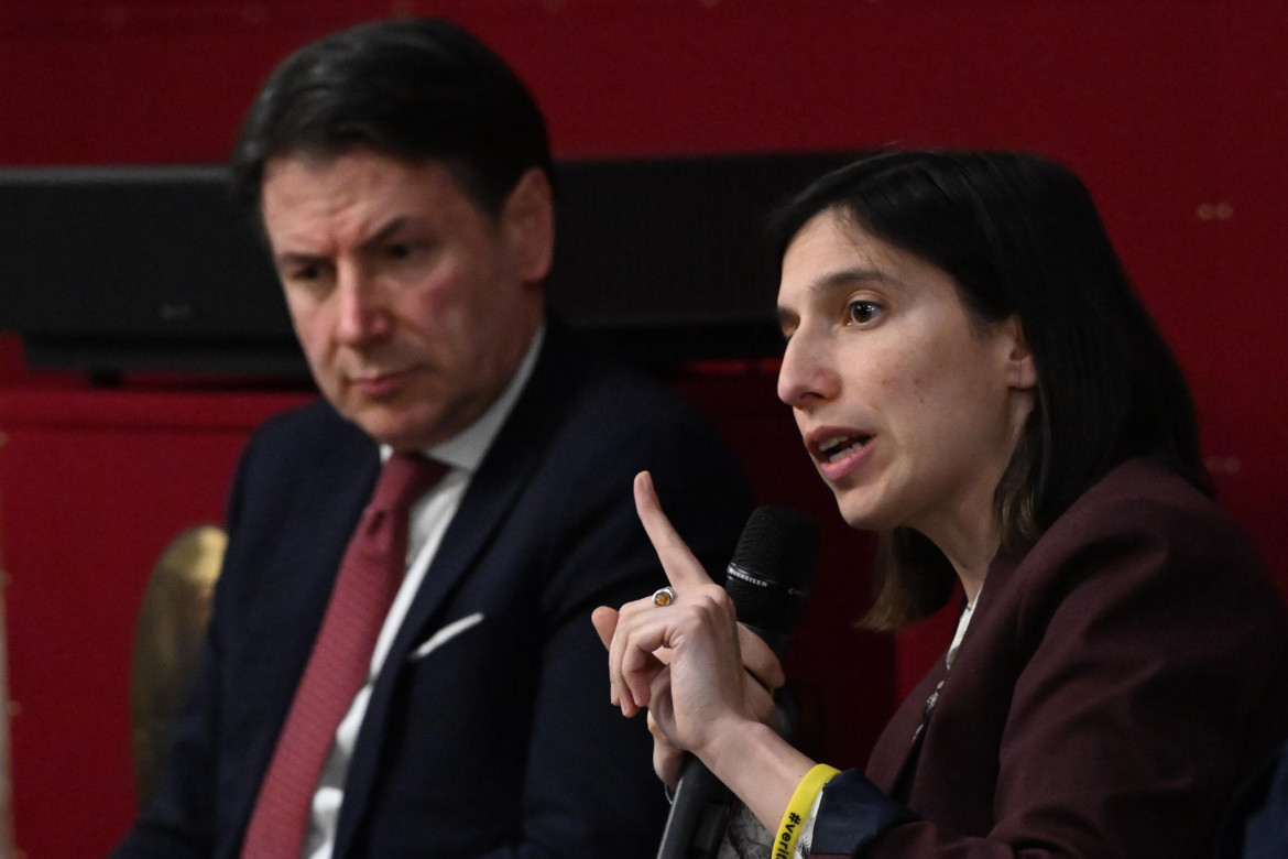 Elly Schlein e Giuseppe Conte