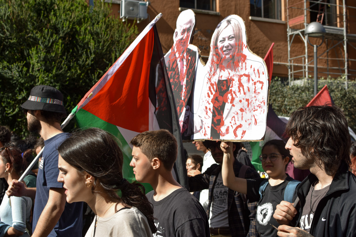 Corteo 16 aprile 2024 - Sapienza for Palestine