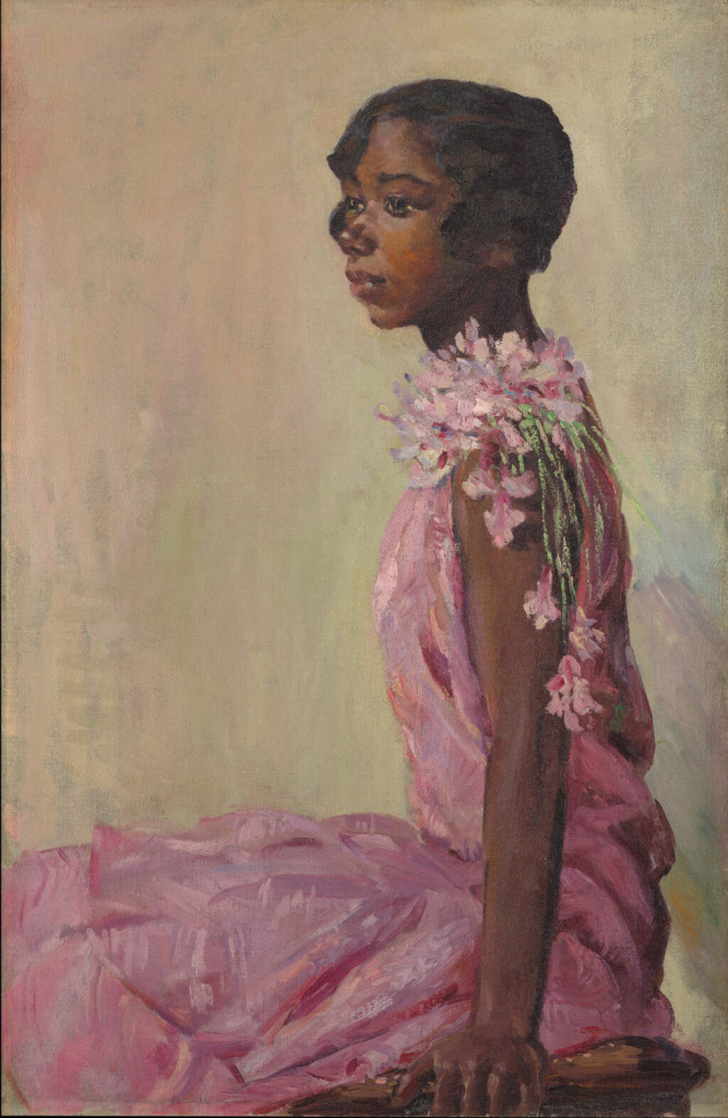 Laura Wheeler, «Waring girl in a pink dress»