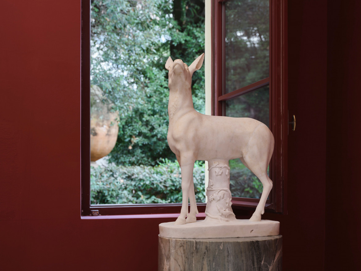 Quei dieci marmi Torlonia presso l’antiquarium di Villa Albani