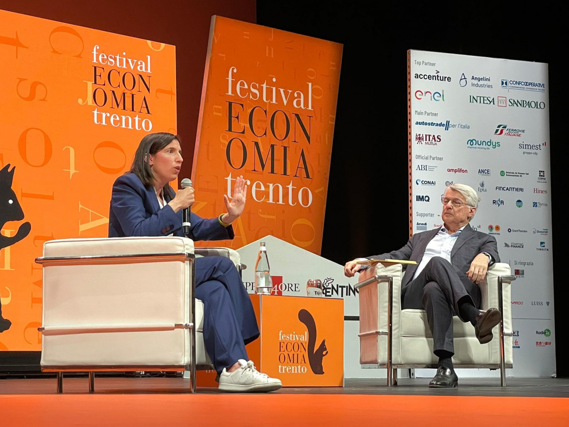 Schlein al Festival dell’Economia di Trento Ansa