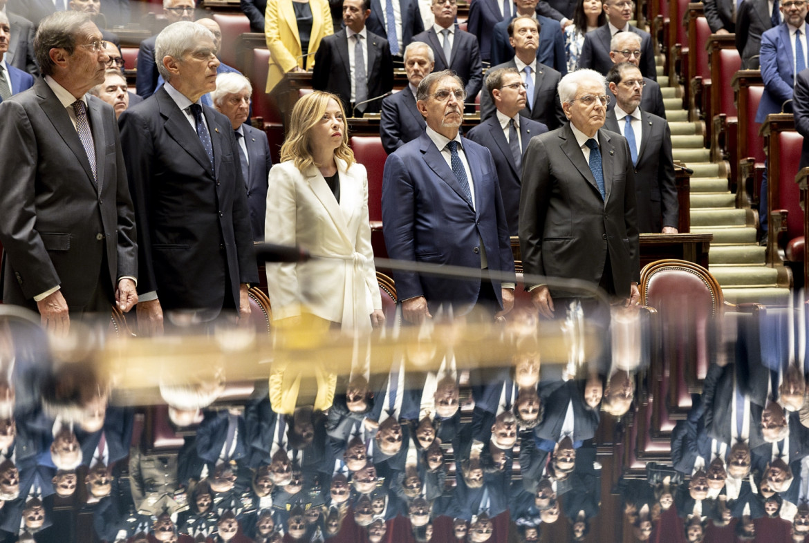 Sergio Mattarella alla cerimonia commemorativa del centesimo anniversario della morte di Giacomo Matteotti