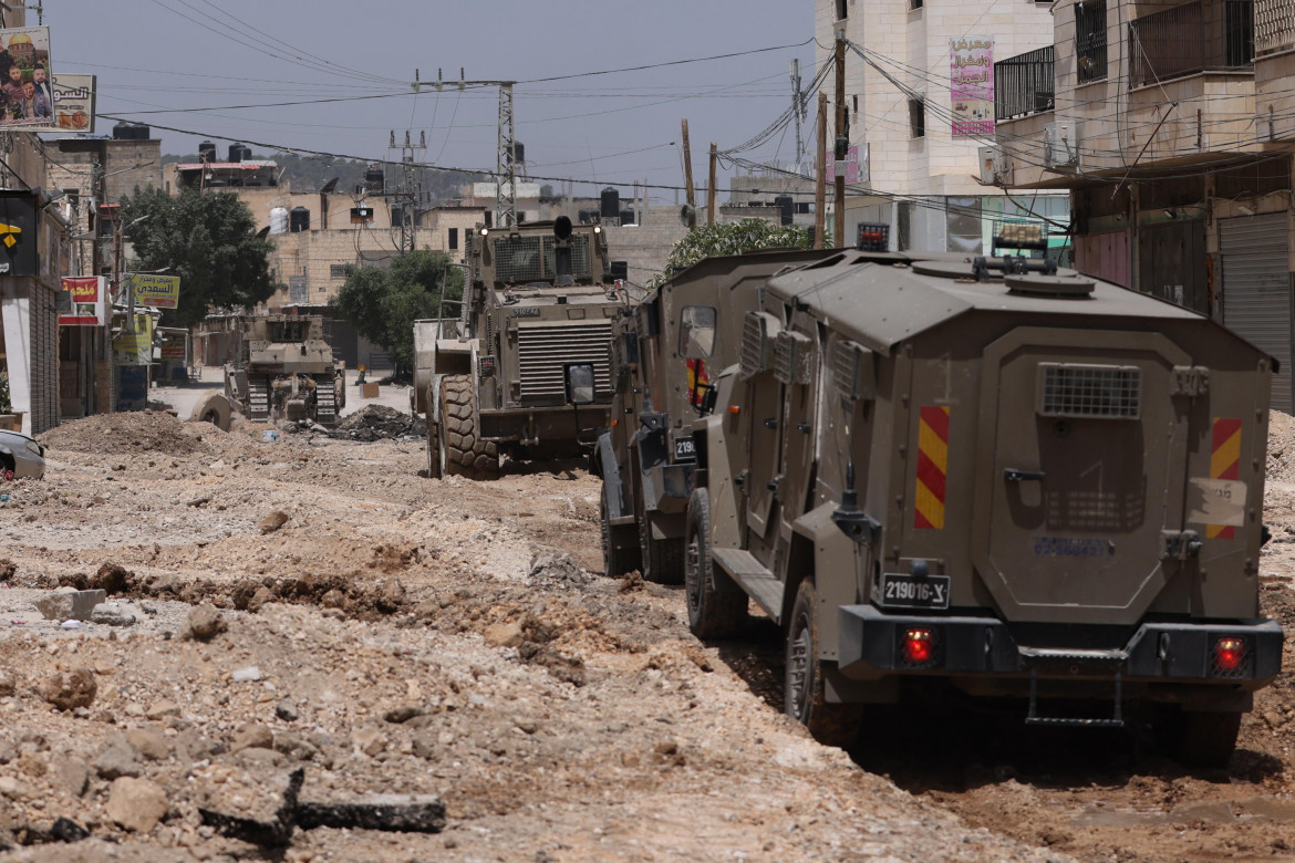 L'invasione militare di Jenin del 22 maggio 2024 foto Ansa