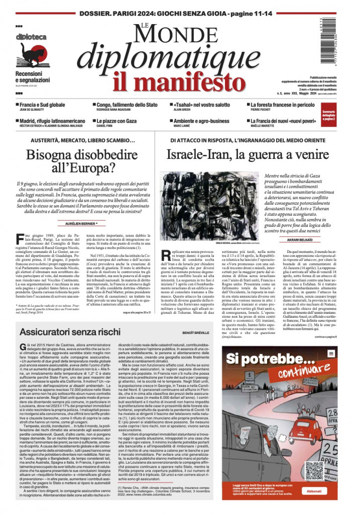 Le monde diplomatique di maggio 2024