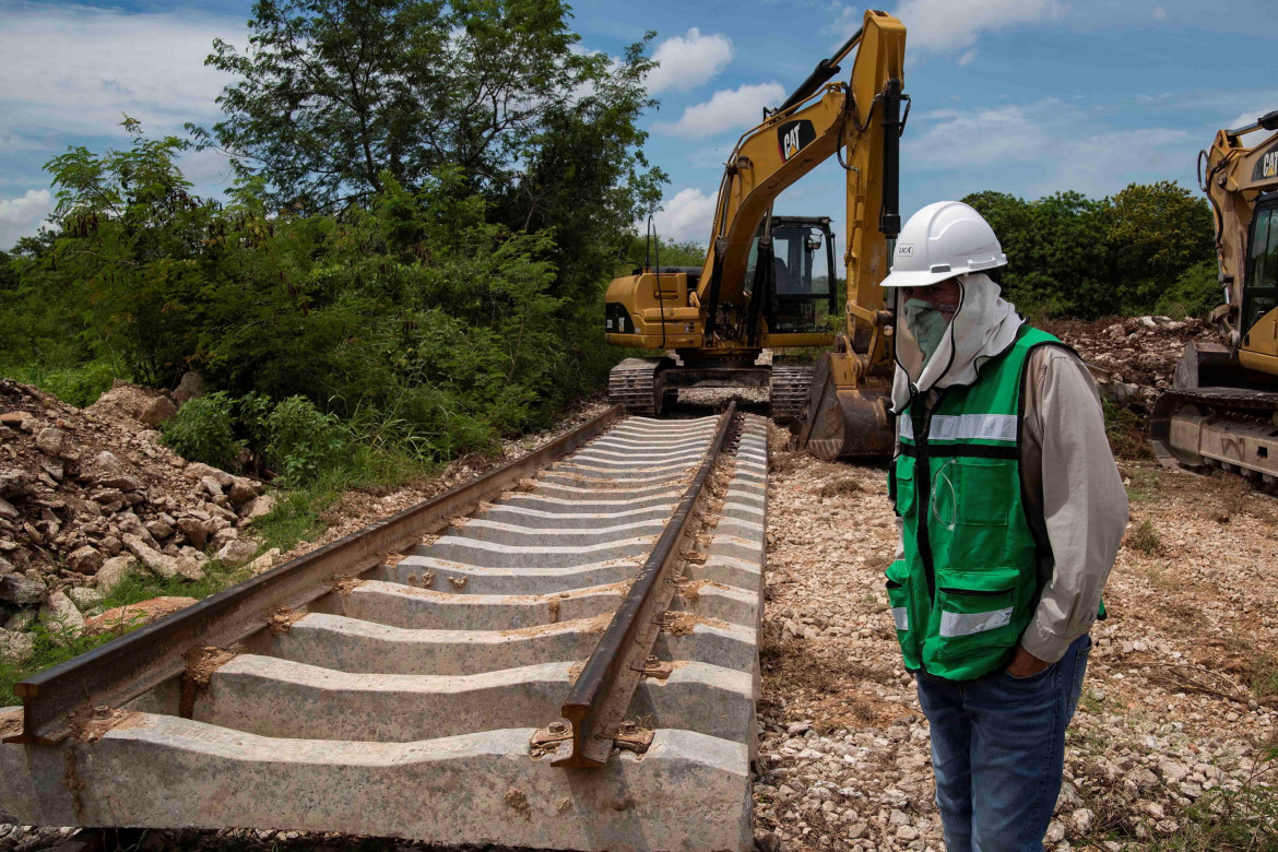 I lavori per il Tren Maya (Ansa)