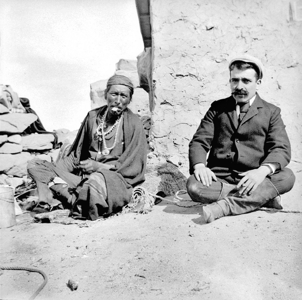 Aby Warburg nel 1896 fra gli indiani Pueblo