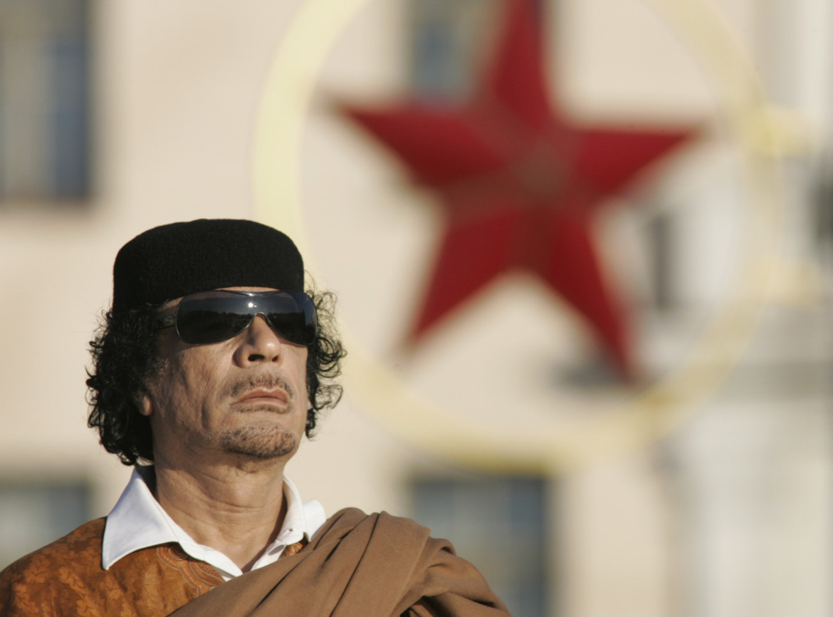 Il colonnello Gheddafi