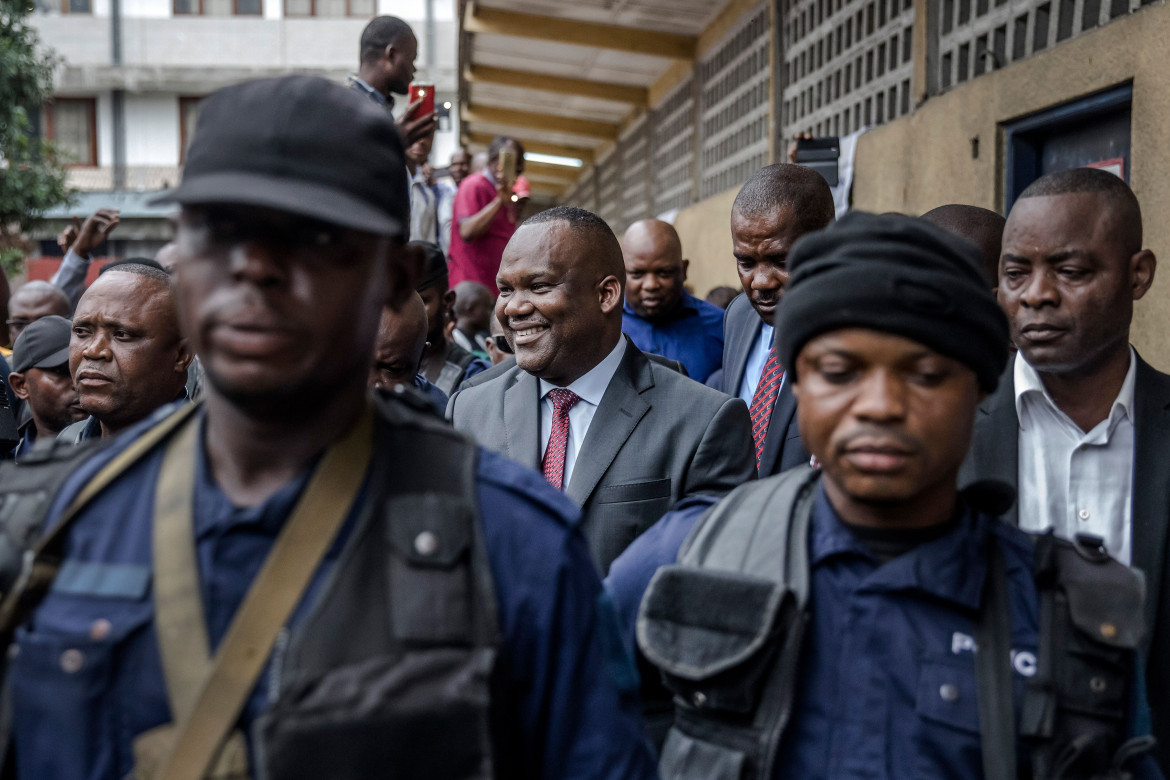 Corneille Nangaa, leader della neonata Alliance Fleuve Congo, quando er a a capo della commissione elettorale congolese foto Getty Images