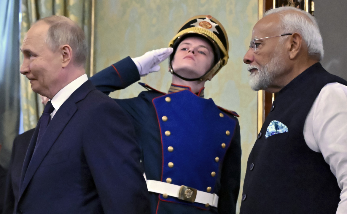 Mosca, Putin e Modi al Cremlino