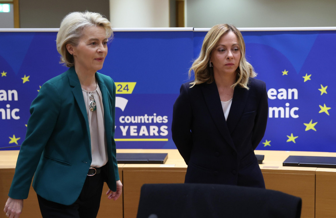 Ursula von der Leyen e Giorgia Meloni