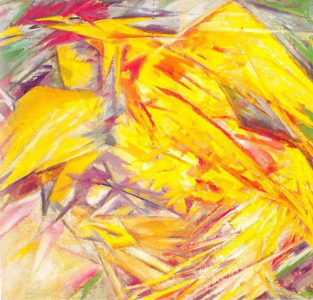 Michail Larionov, «Il gallo», 1914