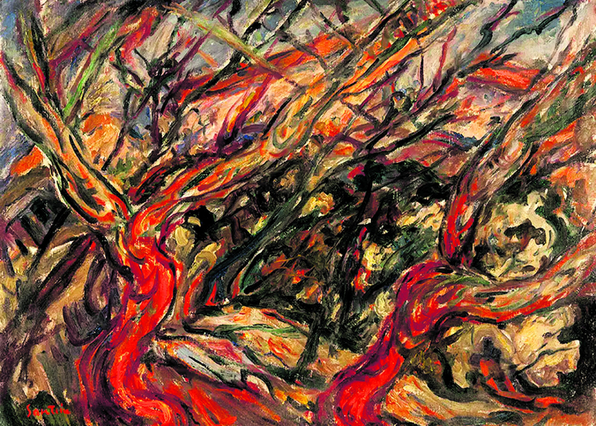 Chaim Soutine, «Paesaggio», 1920