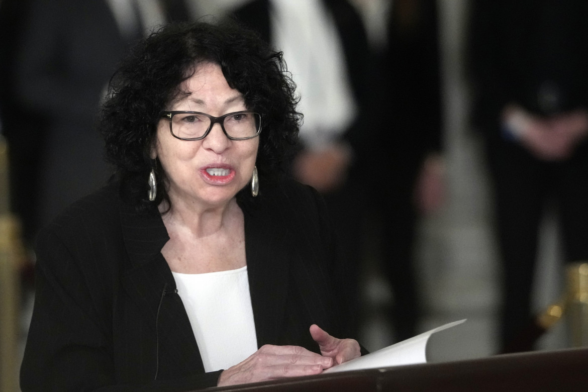 La giudice della Corte suprema Sonia Sotomayor