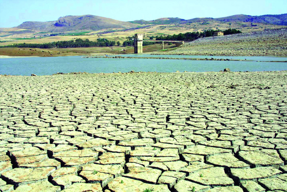 Siccità in Sicilia foto Ansa