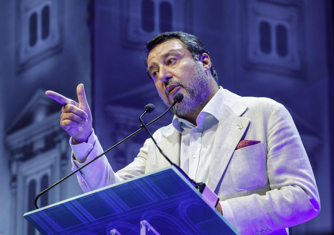 Il ministro dei Trasporti Matteo Salvini