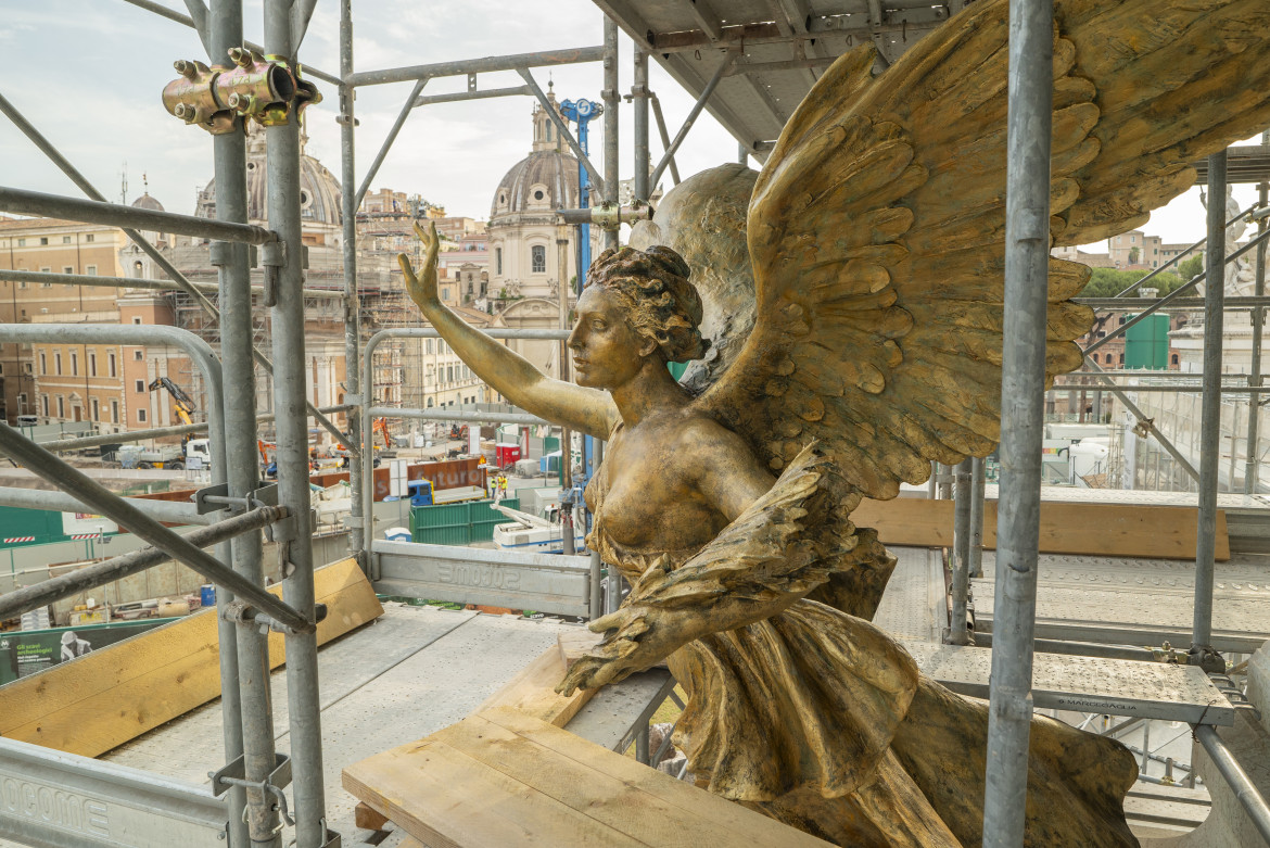 La Vittoria alata di Edoardo Rubino del Vittoriano