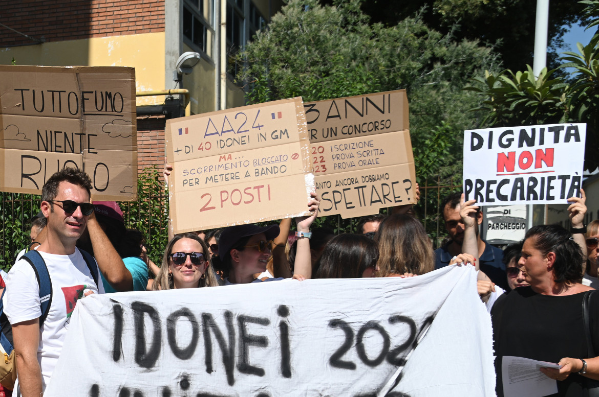 Scuola, caos precari mobilitazioni in 5 città