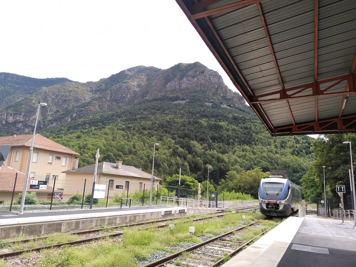 La stazione di Breil della «Ferrovia delle meraviglie»