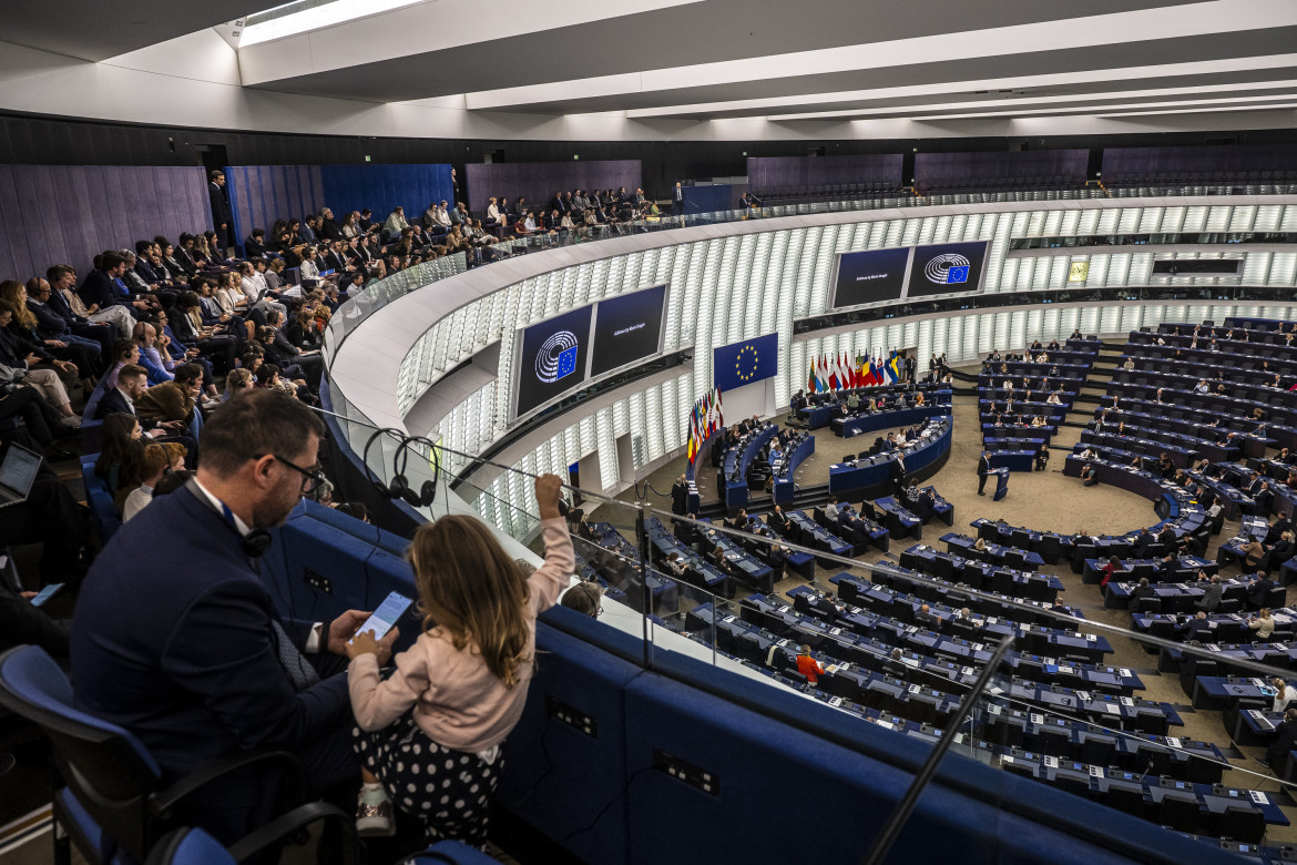 Il parlamento europeo a Strasburgo