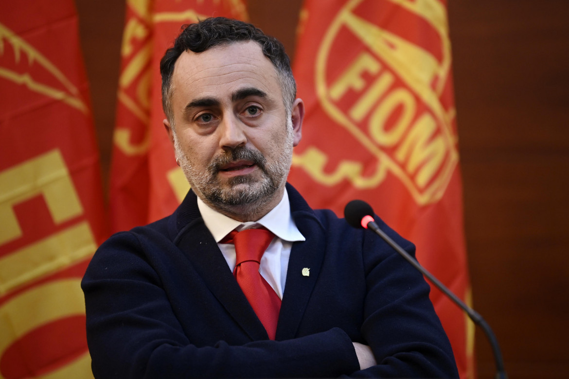 Il segretario generale della Fiom Michele De Palma