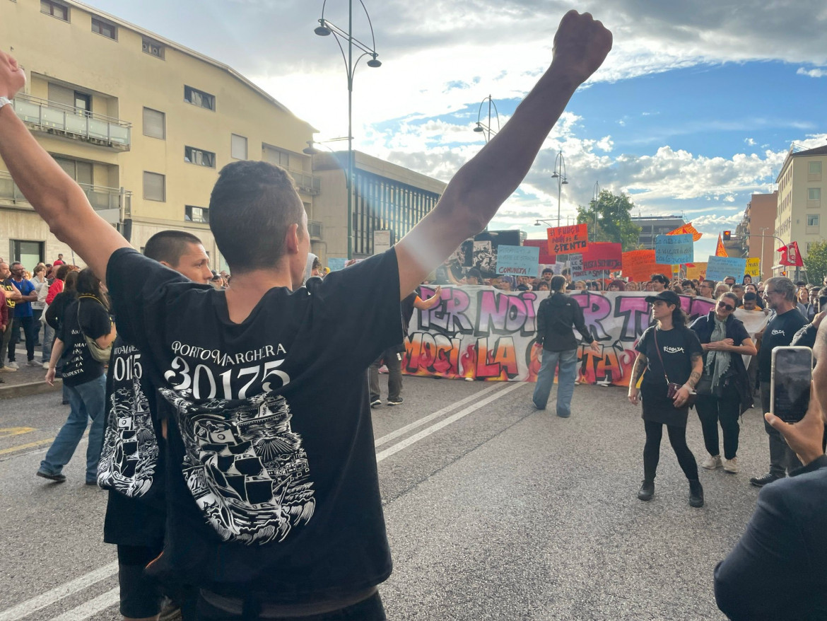 Manifestazione a Mestre per Jack