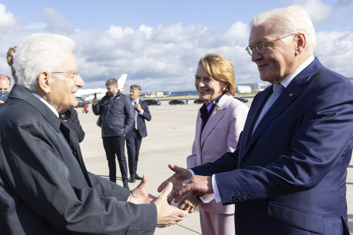 Sergio Mattarella incontra Frank-Walter Steinmeier foto LaPresse