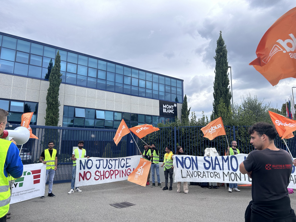 Appalti Montblanc, tende operaie nella via del lusso