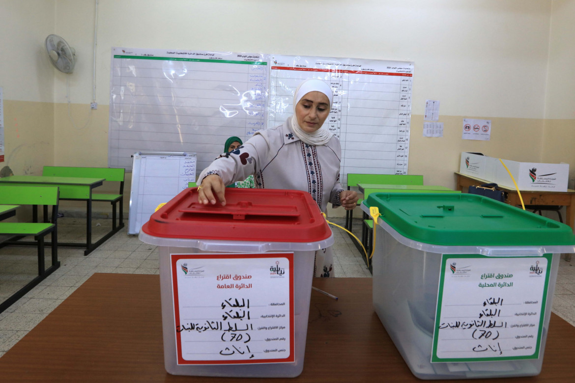 Al voto in Giordania, il 10 settembre 2024 foto Ansa