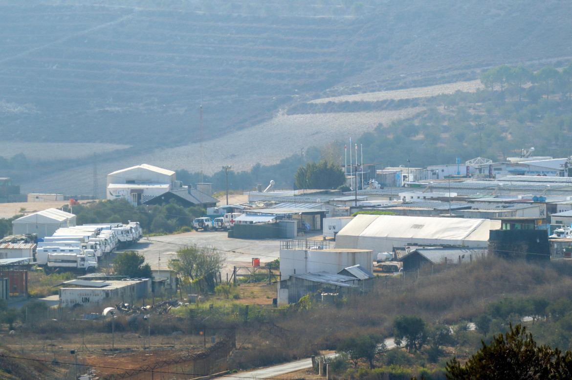 La base Unifil di Ebel El Saqi Marjeyoun foto Ansa