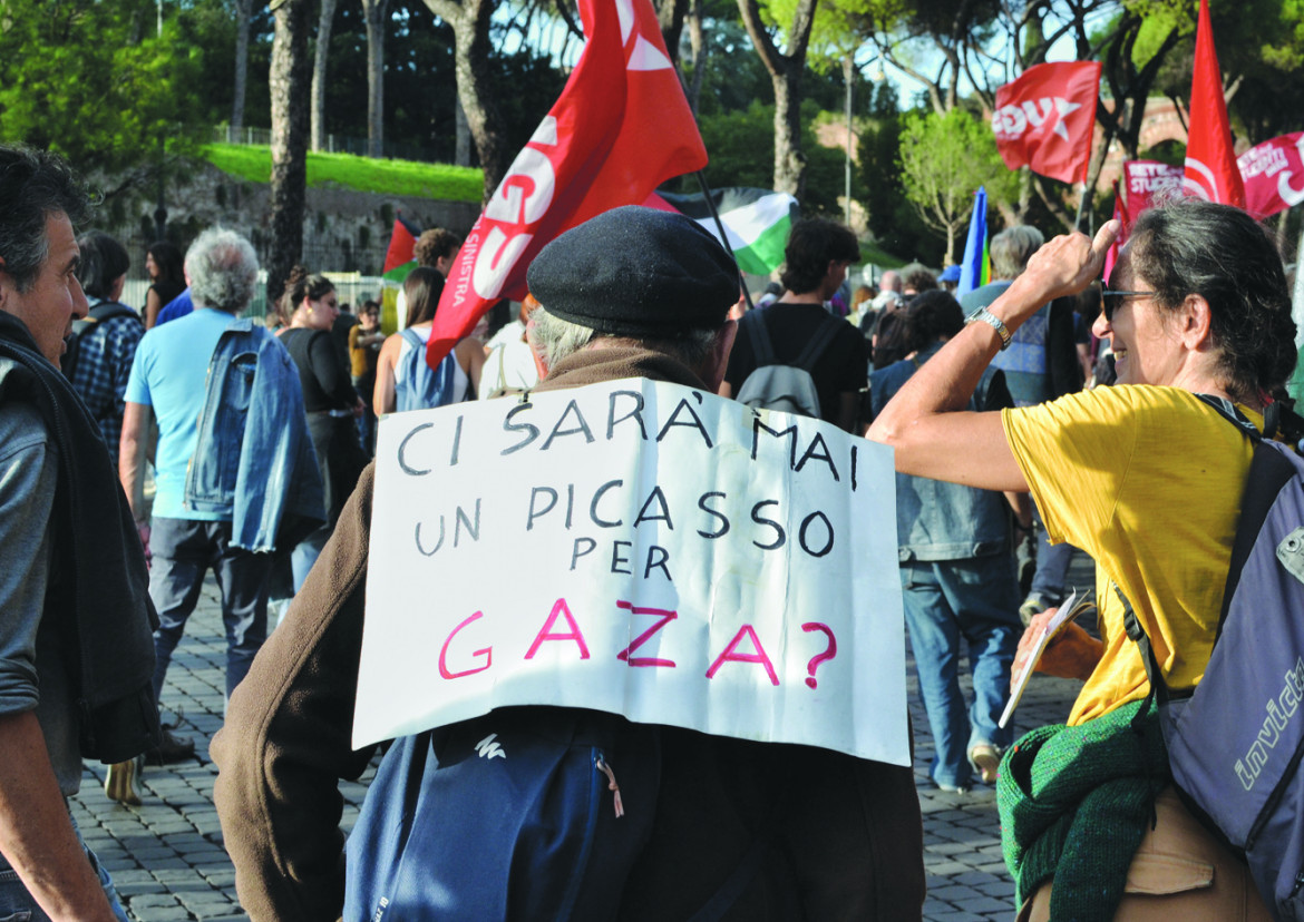 Roma scende di nuovo in piazza per la Palestina e contro la guerra