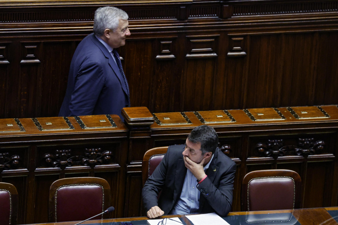 Antonio Tajani e Matteo Salvini foto di Fabio Frustaci/Ansa